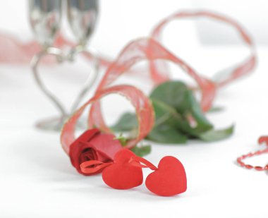 Sevgililer Günü kartı. Fotokopi çekilen fotoğraf.