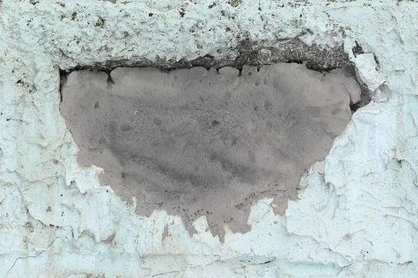 Grunge piedra extraña pared con agujero. Fondo extraño abstracto —  Fotos de Stock