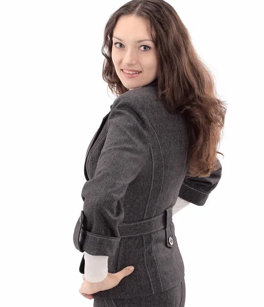 Confident business woman.isolated on a white background — Stock Photo, Image