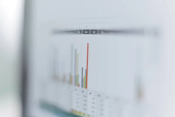 Pozadí grafu podnikání: analýza podnikového účetnictví na info — Stock fotografie