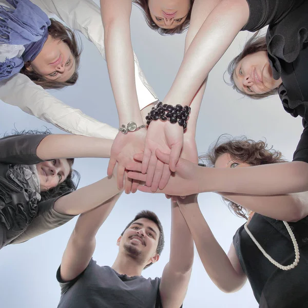 Vriendelijke team .de bedrijfsconcept van teamwork — Stockfoto