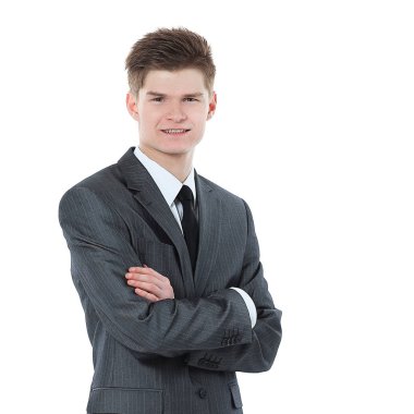 genç bir profesyonel tam growth.portrait içinde