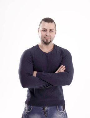 bir modern spor adam tam growth.portrait içinde