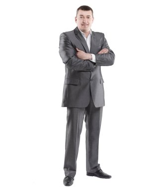 tam büyüme. başarılı bir iş adamı portresi