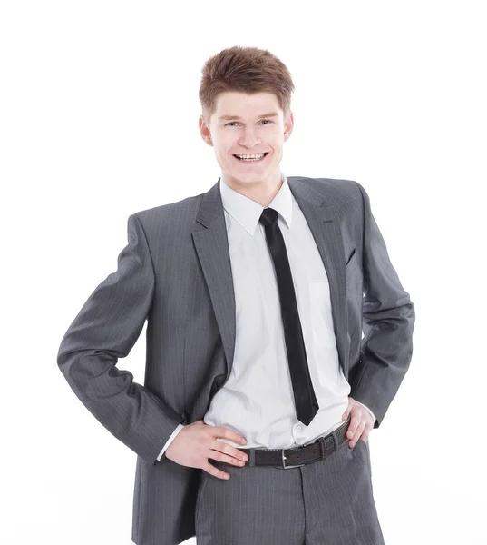 Retrato de un joven empresario de éxito. — Foto de Stock