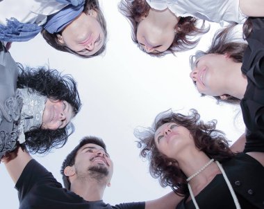 portre. başarılı iş takım .en ekip çalışması kavramı