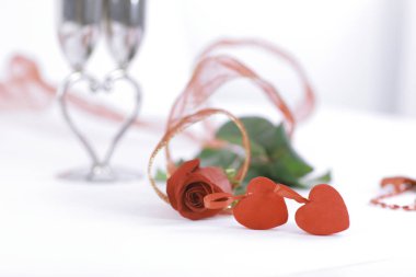 Sevgililer Günü kartı. Fotokopi çekilen fotoğraf..