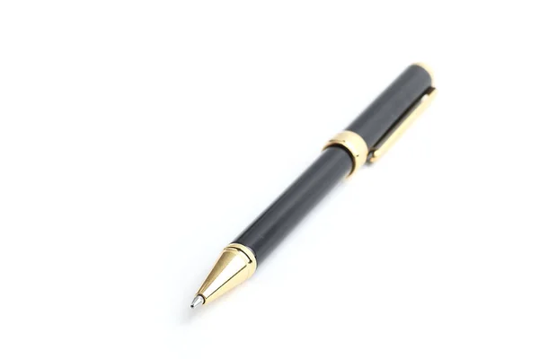 Stilvoller Kugelschreiber auf weißem Hintergrund. — Stockfoto