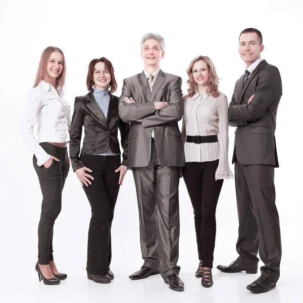 Porträtt av en framgångsrik professionell business-team. — Stockfoto