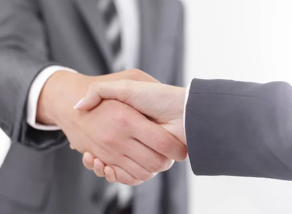 Closeup.The handslag affärspartners. .den begreppet partne — Stockfoto