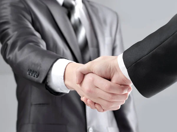 Close up. handshake business people the concept of cooperation — Stock Photo, Image