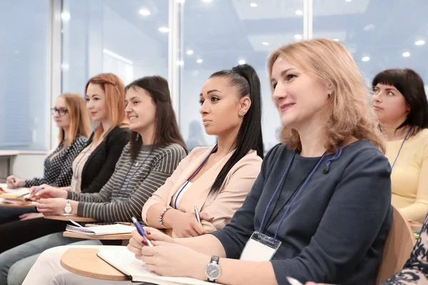 Group of business people at a seminar in the modern office — Stock Photo, Image