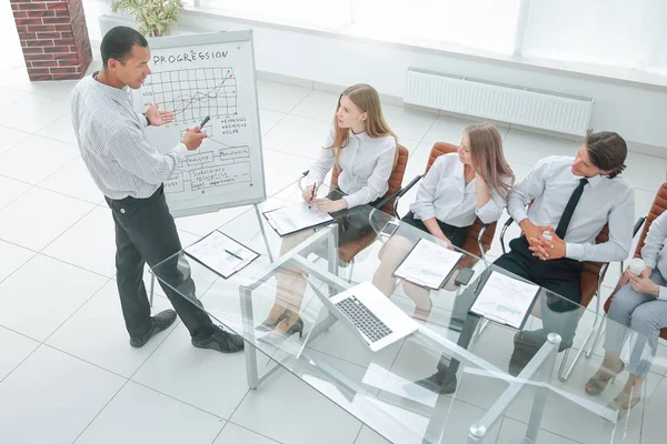 en iyi view.business takım yeni bir mali Proje sunumu.