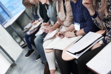 yakın çekim. Seminer karşılamak ağ Ups kavramı