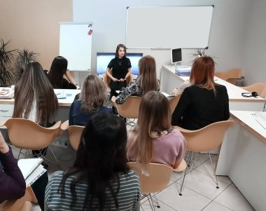 iş development.concept eğitim konulu seminer. metin için yer ile fotoğraf