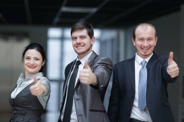 up.successful iş takım başparmak göstermek yukarıya kapatmak