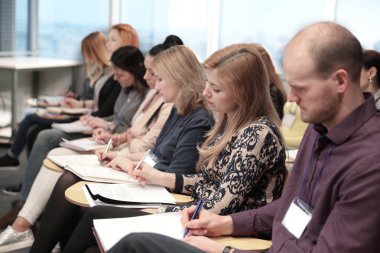 yakın çekim. Seminer karşılamak ağ Ups kavramı