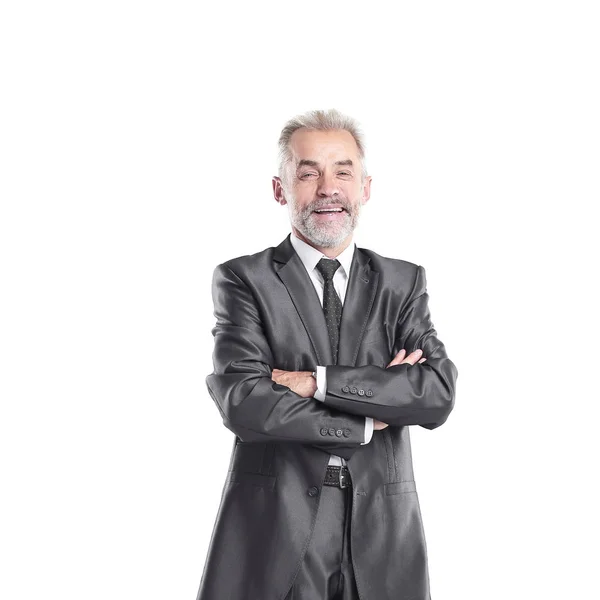 In full growth. businessman in business suit. — Stock Photo, Image