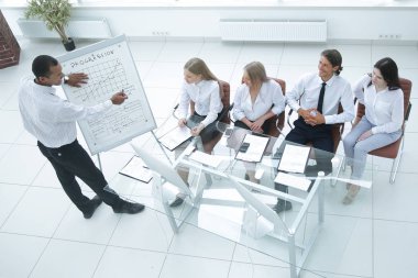 en iyi view.business takım yeni bir mali Proje sunumu.