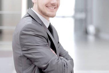 office arka plan üzerinde başarılı bir iş adamı. iş adamları