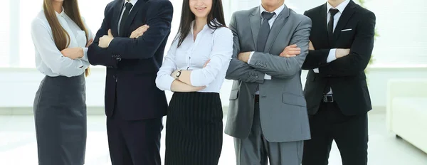 Gruppe von Geschäftsleuten auf hellem Hintergrund — Stockfoto