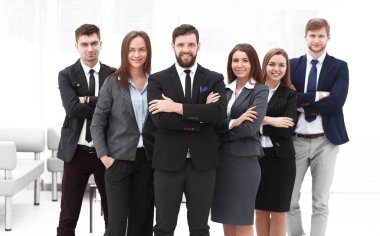 arka planda emin iş takım ofisi