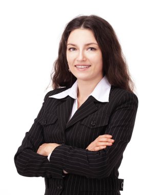 modern genç iş kadın portresi.