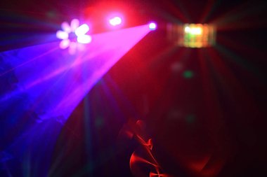 ışıklar gece club.photo kopya alanı ile arka plan görüntüsü