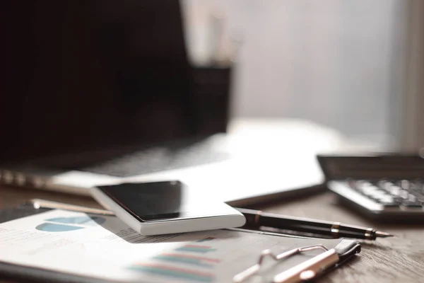 Close up.the image de fond du bureau dans le bureau — Photo