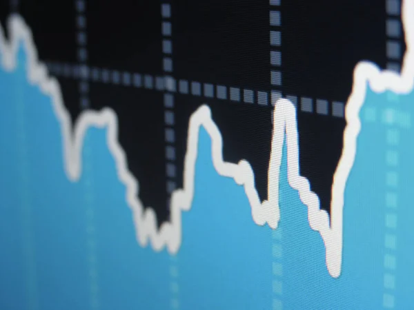 Крупним планом.фінансова діаграма у фоновому режимі. бізнес фон — стокове фото