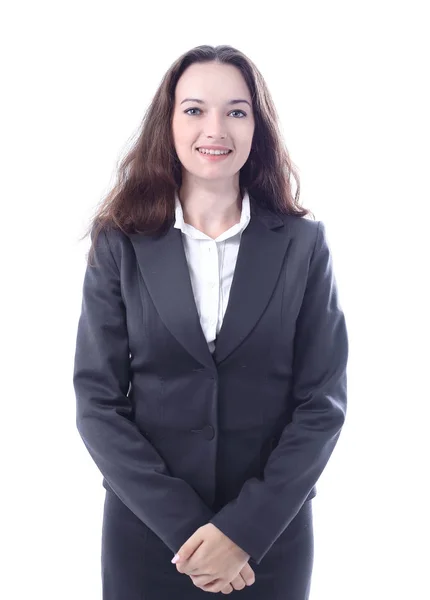 Portrait of successful business woman.isolated on white — Stock Photo, Image