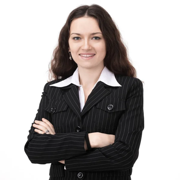 Retrato de una joven empresaria moderna . — Foto de Stock