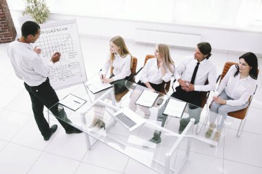 en iyi view.business takım yeni bir mali Proje sunumu.