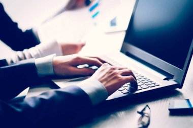 iş ve ofis kavramı - kadar yakın iş takım dosyaları ile