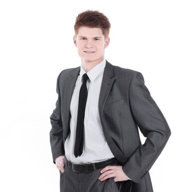 genç bir profesyonel tam growth.portrait içinde