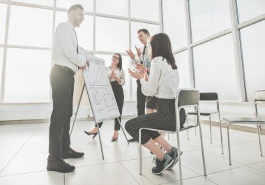 iş takım iş sunumu hoparlördür alkışlar.