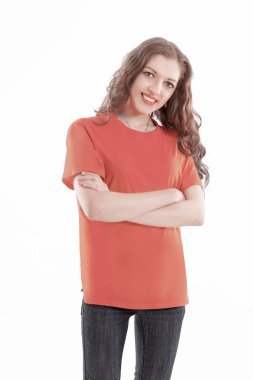 kız öğrencilerin portresi.beyaz bir izole