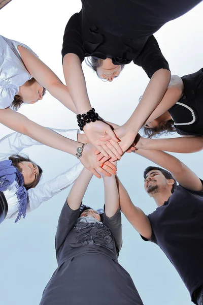 Friendly business team .the concept of teamwork — Stock Photo, Image
