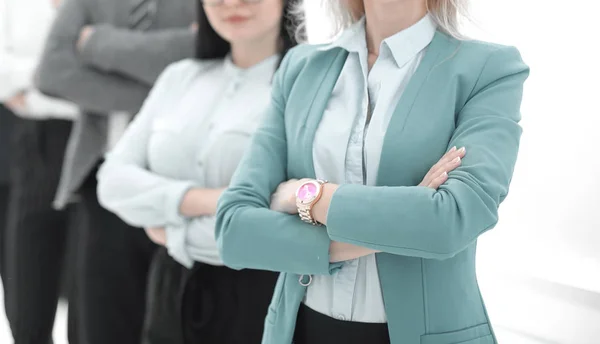 Bilden av en professionell verksamhet team står tillsammans — Stockfoto