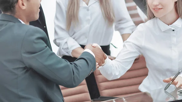 Socios comerciales que realizan un taller en la oficina — Foto de Stock