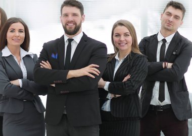 arka planda emin iş takım ofisi