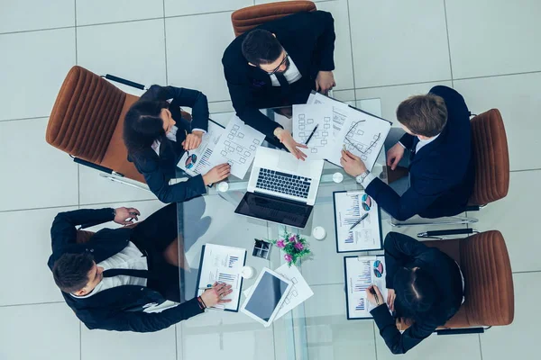  CEO ve iş takım bir çalışma toplantısı