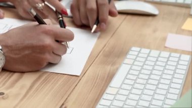 business team discussing new marketing schemes