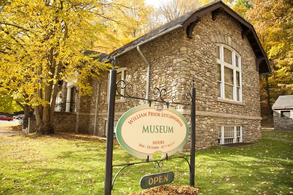 William Pryor Letchworth Museum Letchworth State Park Which Houses Some — Stock Photo, Image