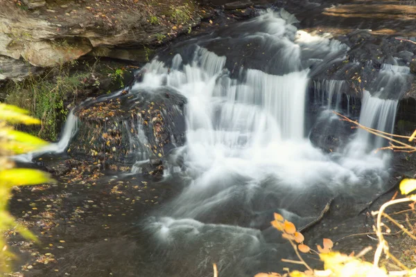 Stream Wolf Creek Letchworth State Park Long Exposure — Stock Photo, Image