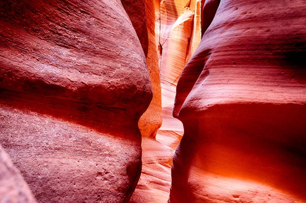 Antelope Canyon Híres Vörös Szikla Képződmények Barlangok Paige Arizona — Stock Fotó