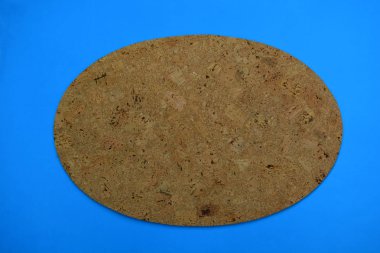 mavi oval form eski Cork arka plan