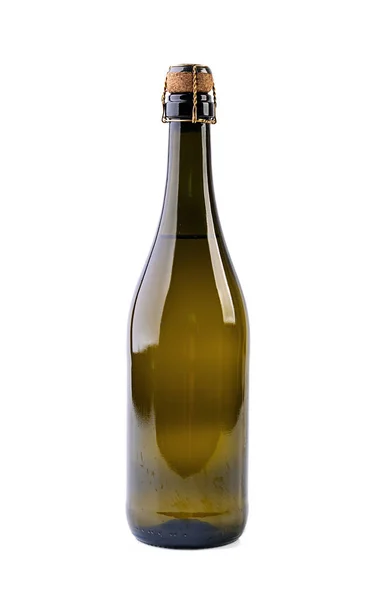Champagne Flaske Isoleret Hvid Baggrund - Stock-foto