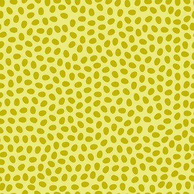 sarı bir arka plan üzerinde bej oval (yumurta) ile dikişsiz desen