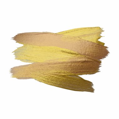 Altın suluboya doku boya leke soyut resim. Parlayan fırça darbesi sen şaşırtıcı tasarım projesi.